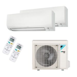 Daikin 2MXF40A met 1 x CTXF20 + 1 x CTXF25 binnendelen
