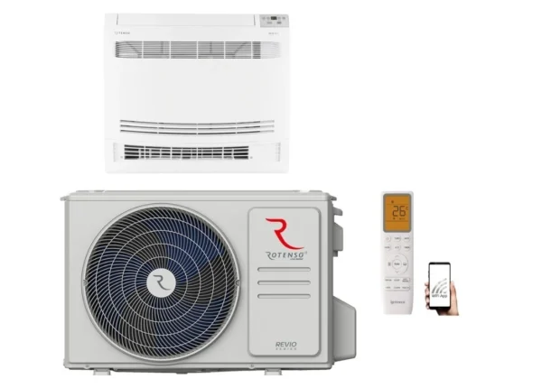 Rotenso vloer model AN35Xi / AN35XO set airconditioner
